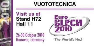 Vuototecnica a EuroBLECH 2010